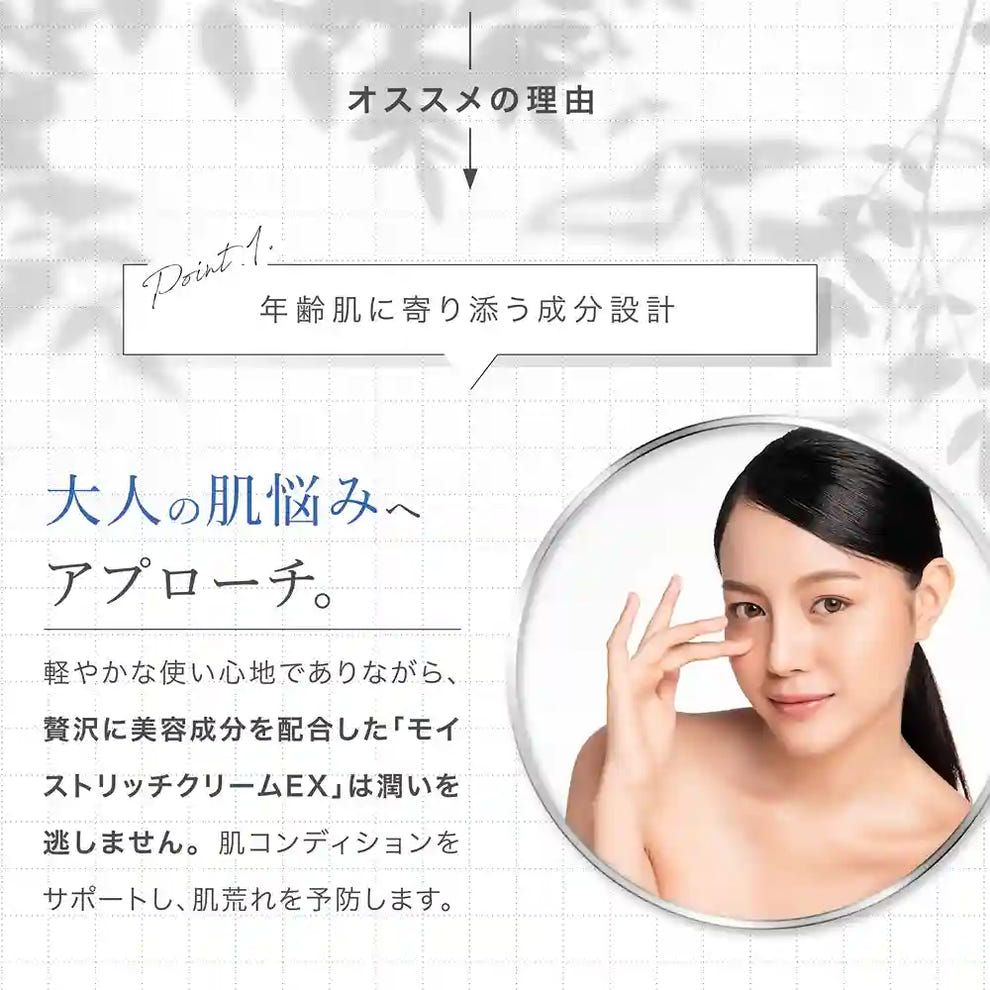 アクシージア ビューティーフォース モイストリッチクリーム EX 大人の肌悩みへアプローチ