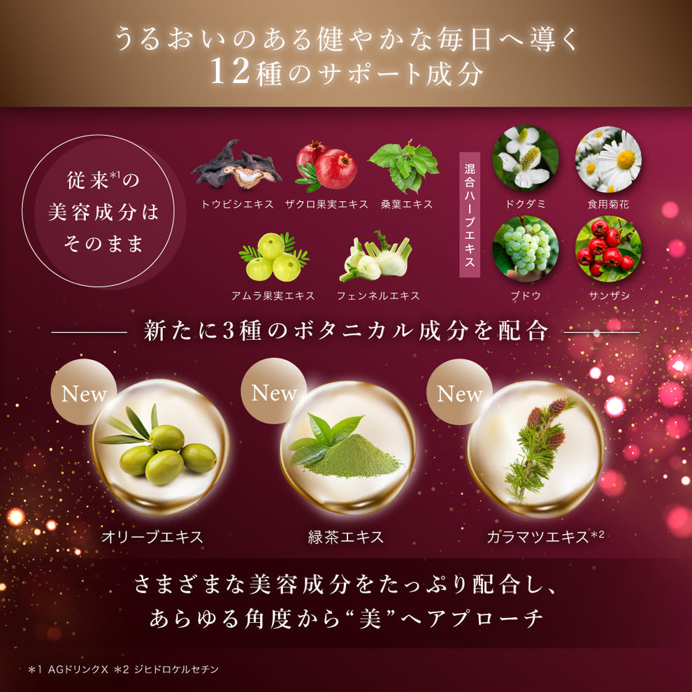 エイジーセオリー AGドリンクXI サポート成分