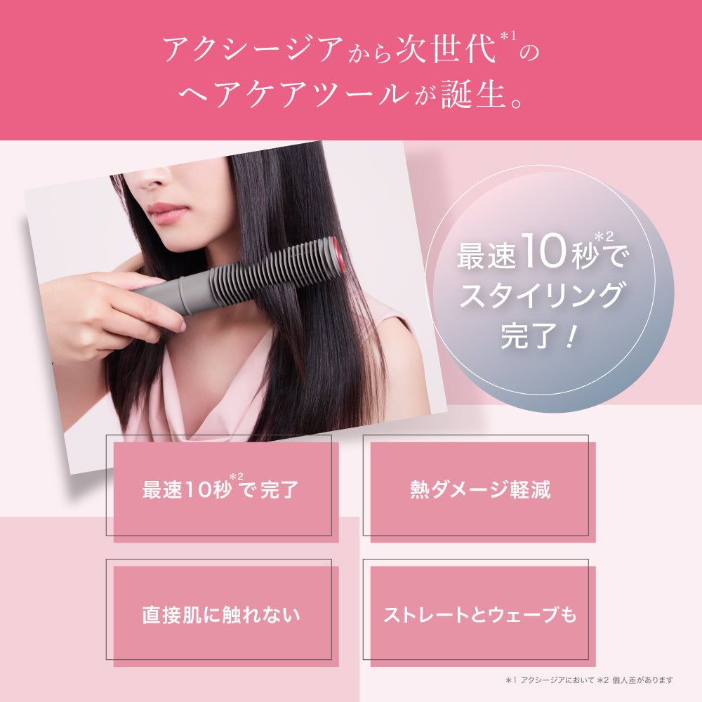 メデュラックス コームアイロン 最速10秒※2スタイリング ※2個人差があります