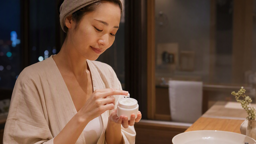 クレンジングクリームの使い方:「乳化」までの3工程と時間の目安
