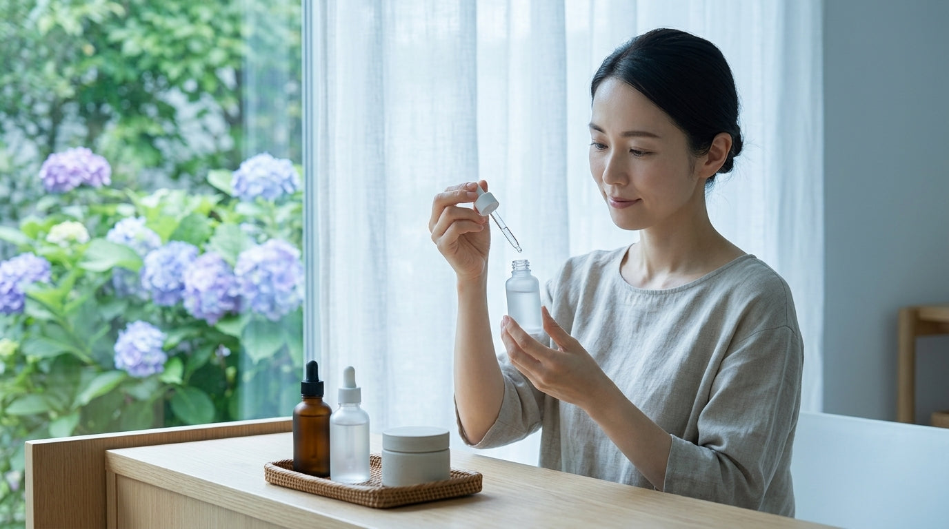 スポイト式美容液の先端、肌に直接つけていませんか？清潔に使うコツと保管の基本