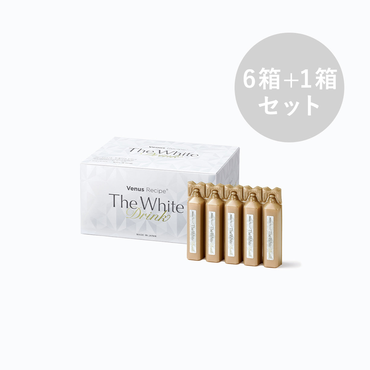 ヴィーナスレシピ ザ ホワイト ドリンク 450mL（30mL×15本）6箱+1箱