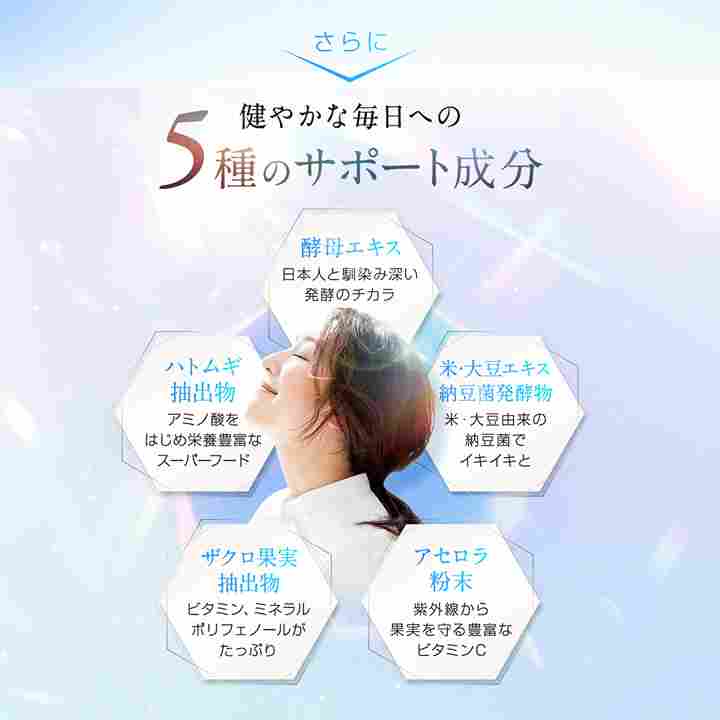 ヴィーナスレシピ ザ ホワイト ドリンク 機能性表示食品 サポート成分