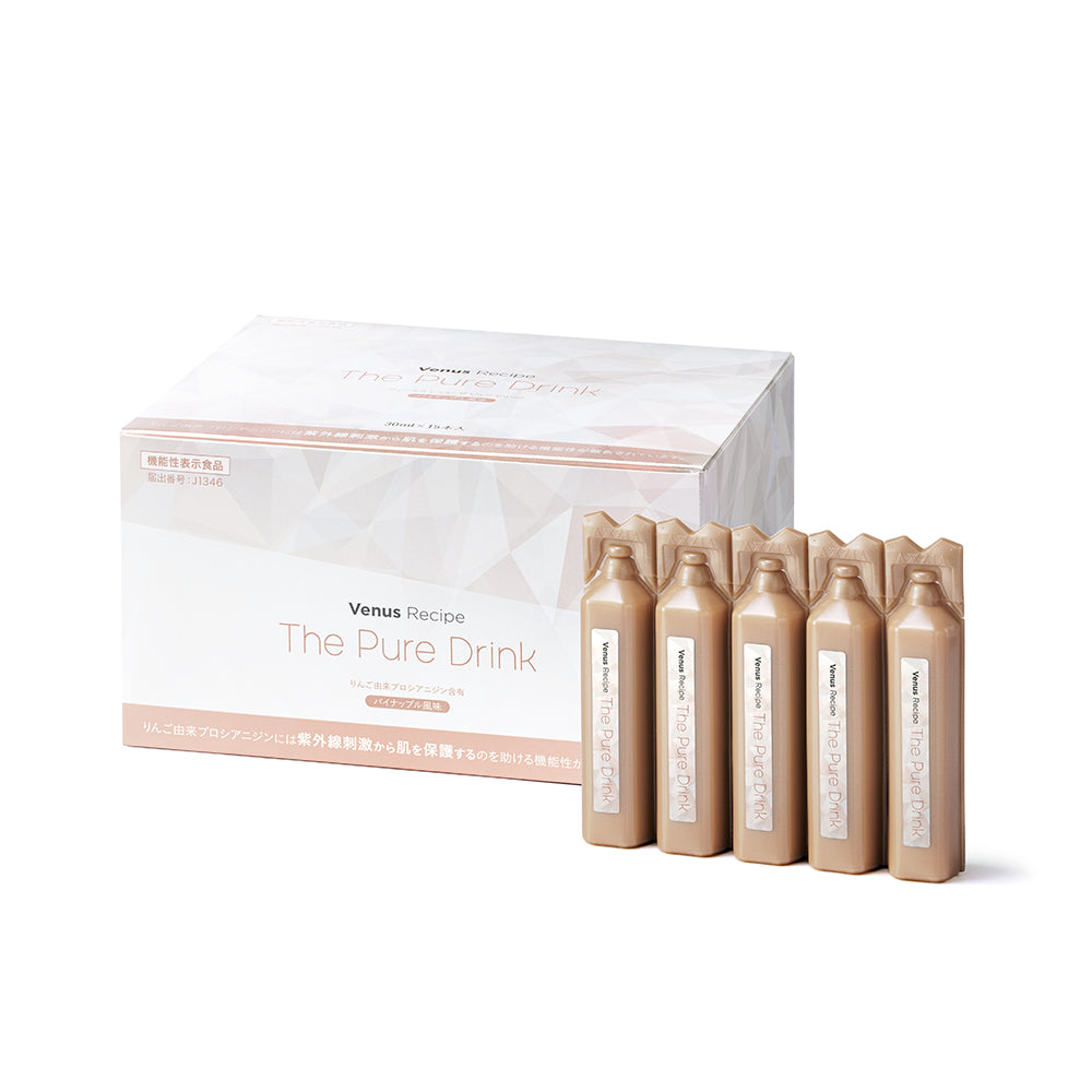 【機能性表示食品】ヴィーナスレシピ ザ ピュア ドリンク 450mL（30mL×15本）